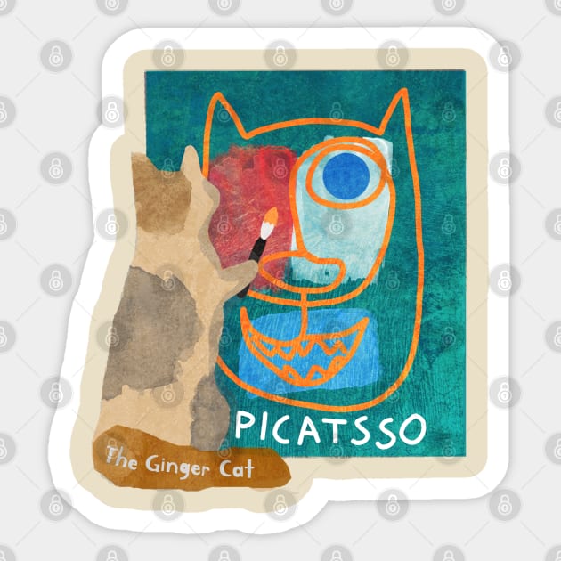 Picatsso Sticker by TheGingerCat